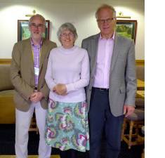 Donald Stewart with David and Helen Lyth Surgery Education in Africa