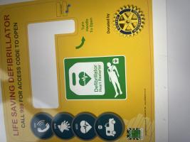 Calverley Rotary Support the funding of a new Defibrillator box