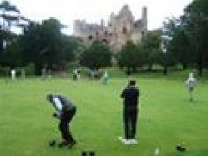 Bowling at Dirleton Castle