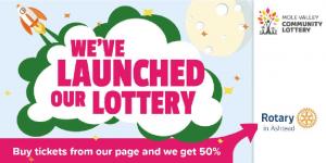 Support Ashtead Rotary by playing the Mole Valley Community Lottery