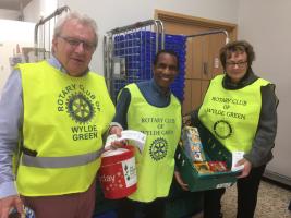 Collecting for Erdington Foodbank