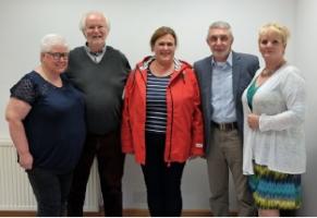 We welcomed Jim and Moira Feenan, with Charlie Watt from Fighting Chance. Also joining us were Jenny and Elaine.