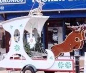 Our new Christmas Float First time out also in a new venue