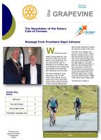 Frontpage of June issue of Grapevine