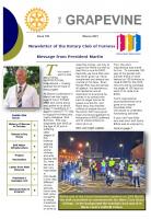 Frontpage of March Newsletetr