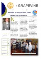 Frontpage of November 2018 newsletter