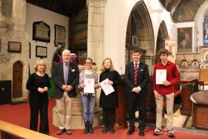 group photo of local heat participants plus organisers and adjudicator.