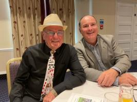 Peter and Julian at Race Night
