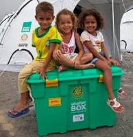 Some Happy Recipitants of a Shelterbox