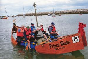 Launch and trials of Prince Madoc Rhos Harbour