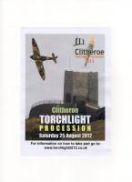 Clitheroe Torchlight Procession 25th August 2012