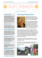Club Newsletters: INFORMER    and LUNCH!