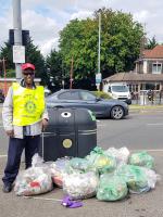 Litter Picking with Love South Chingford Group and Chingford McDonald`s