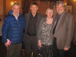 Gregor Purdie, Nigel Lawrie, Linda and Duncan Lunan.