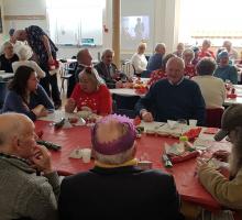 Senlac Rotarians Help Out at Christmas Dinner