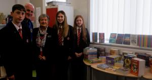 Book presentation to Maidenhill School