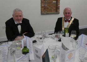 President Mike and District  Governor Richard
