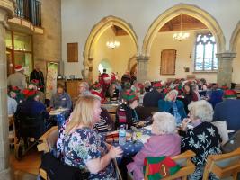Memory Cafe Christmas Celebration at All Saints Church Cotgrave. 