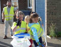 Jun 2017 Litterpickingin Histon/Girton/Oakington area