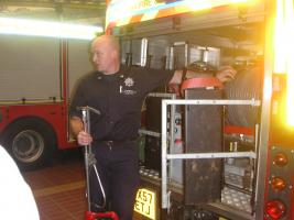 Visit to Barrow's Firestation