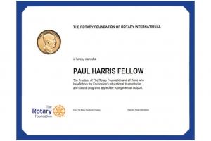 Paul Harris Fellowships