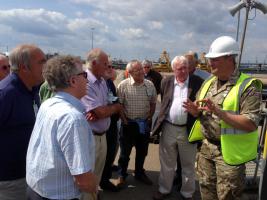 VISIT TO THE ROYAL LOGISTICS CORPS AT MARCHWOOD MILITARY PORT