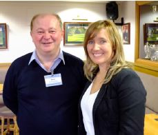 Pip Quinn - Hearts and Minds pictured with Bruce Henderson