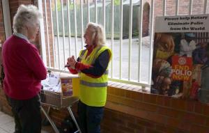 End Polio collection Eccleshall 28th October 2017