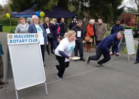 Pancake racing taken very seriously by some competitors 