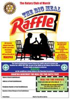 Magpas Meal Raffle Tickets on Sale Tesco Hostmoor Avenue, March. 09.00 -17.00