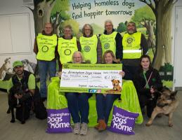 Donation to Birmingham Dogs' Home