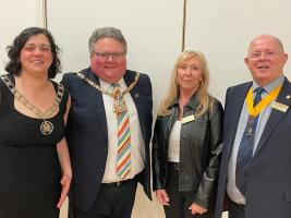 Dinner with The Mayor & Mayoress of Bexley.