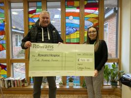 Donation to the Rowans Hospice