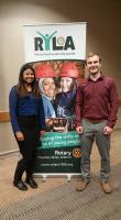 RYLA participants - Kaldora Shah & Matt Gillespie 