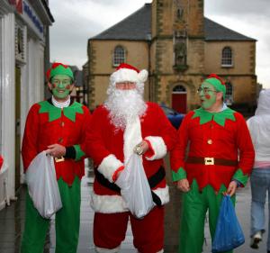 Santa in Lanark 2007