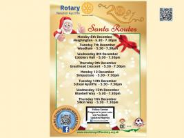 Santa Street Tour is back on