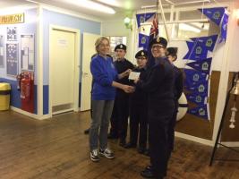 Presentation to HMS Turbulent