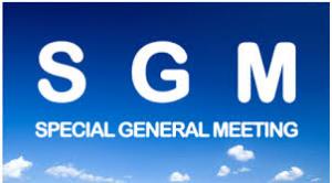 Wednesday Meeting - Special General Meeting