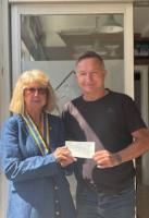 Hythe Rotary donates to the SHED