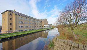 The Rendezvous Hotel, on the bank of the canal.