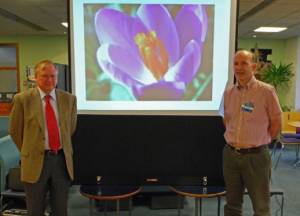 Alan Timmins talk on Polio with immediate Past President Stephen Chorley