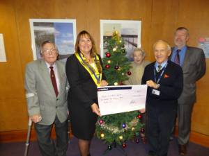 Funds donated to Friends of St Mary's Hospital for equipment needed for newly-born children