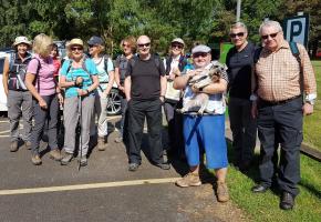 Sponsored walk in aid of dementia charities