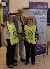 Janet & Libby with Fife Provost Jim Leishman at our recent Swimarathon