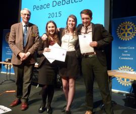Sep 2015 Annual VI Form Debates on Peace & Conflict Resolution