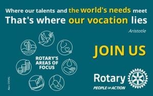 Join us - Rotary's areas of focus