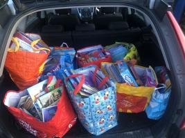 The gifts of Children's books and toys to Arbury community