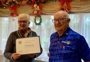 PHF Award to President Pat McFarlane