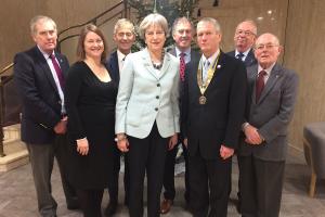 Prime Minister Theresa May welcomed as Honorary Member