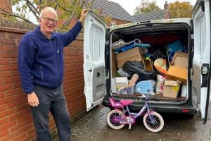 Another pickup of toys for the Swindon Domestic Abuse Support Service